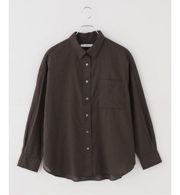JOURNAL STANDARD relume「コットンシルクギンガムチェックシャツ」|シャツ・ブラウス|