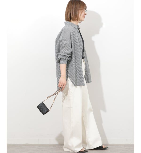 JOURNAL STANDARD relume「コットンシルクギンガムチェックシャツ」|シャツ・ブラウス|