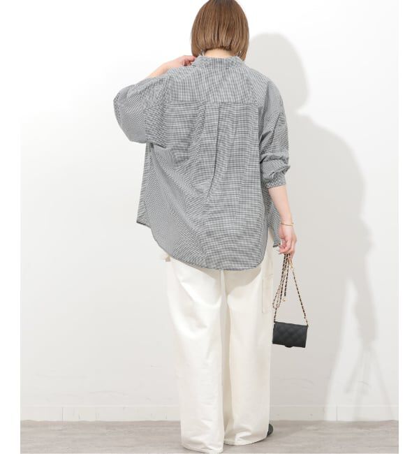 JOURNAL STANDARD relume「コットンシルクギンガムチェックシャツ」|シャツ・ブラウス|