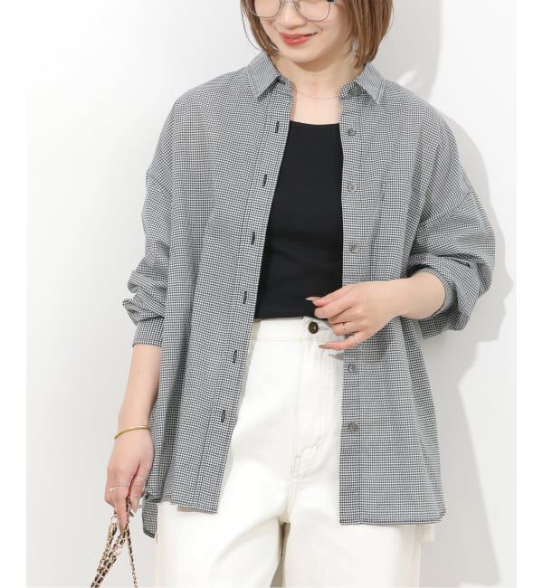 JOURNAL STANDARD relume「コットンシルクギンガムチェックシャツ」|シャツ・ブラウス|