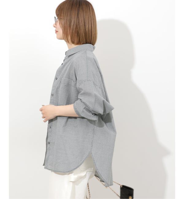 JOURNAL STANDARD relume「コットンシルクギンガムチェックシャツ」|シャツ・ブラウス|