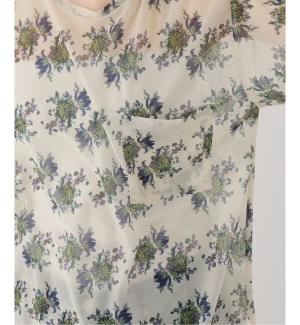 journal standard L'essage「【FUMIE TANAKA/フミエタナカ】sheer print longT シアープリント ロングT」|Tシャツ・カットソー|