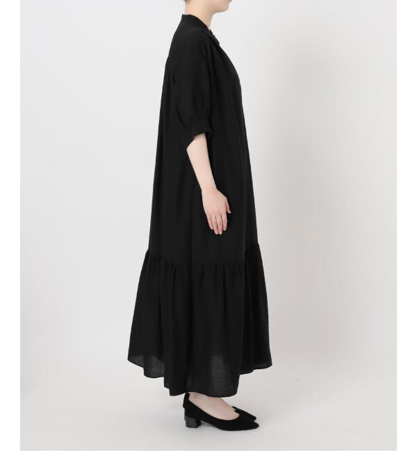 journal standard L'essage「《予約/手洗い可》シアーシルクミックスタックワンピース」|ワンピース|