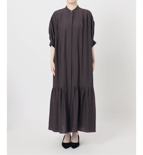 journal standard L'essage「《予約/手洗い可》シアーシルクミックスタックワンピース」|ワンピース|