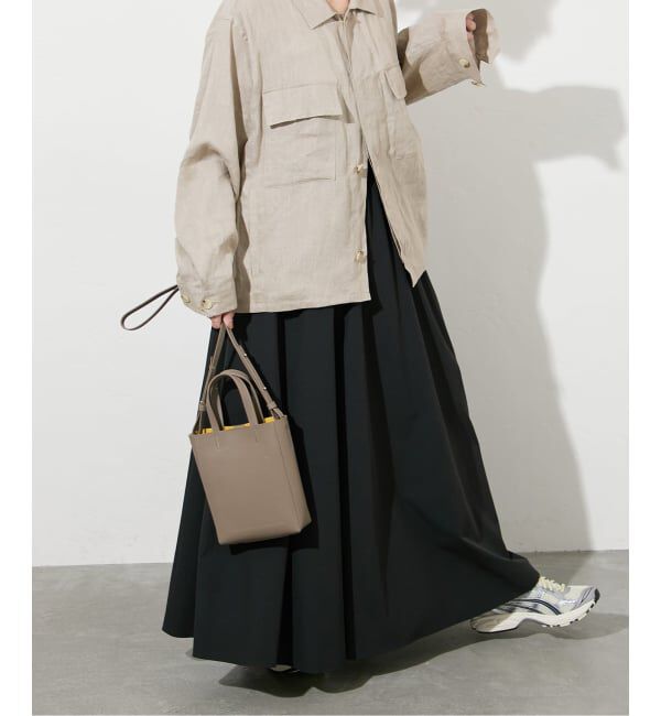 JOURNAL STANDARD「《追加2》【撥水/接触冷感/洗える/UVカット】リネンNYストレッチギャザースカート」|スカート|
