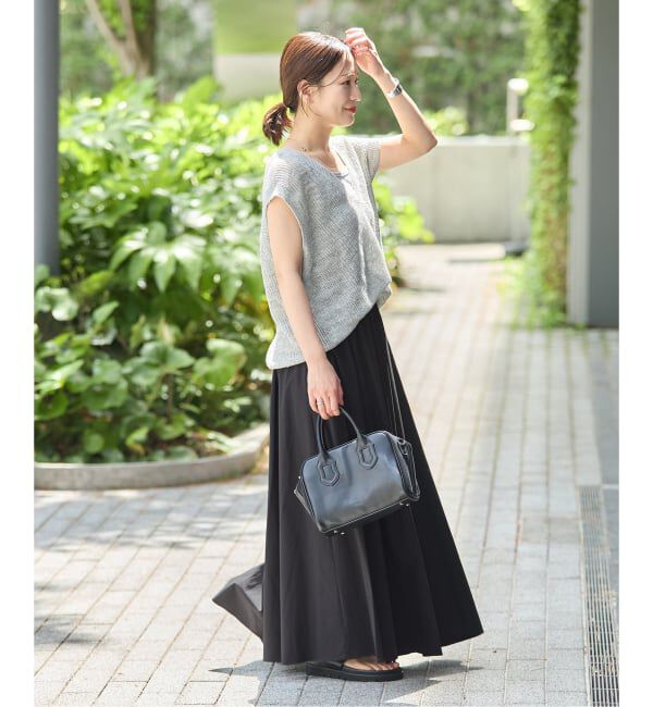 JOURNAL STANDARD「《追加2》【撥水/接触冷感/洗える/UVカット】リネンNYストレッチギャザースカート」|スカート|