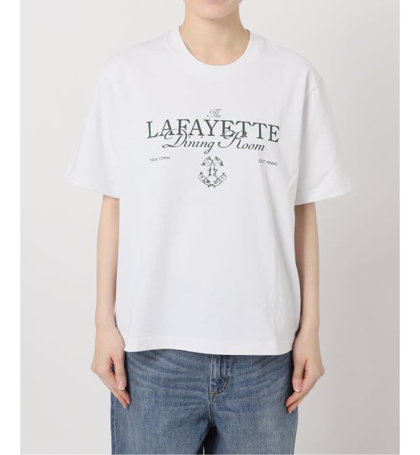 FRAMeWORK「GIFT SHOP 別注LOGO PRINT T」|Tシャツ・カットソー|