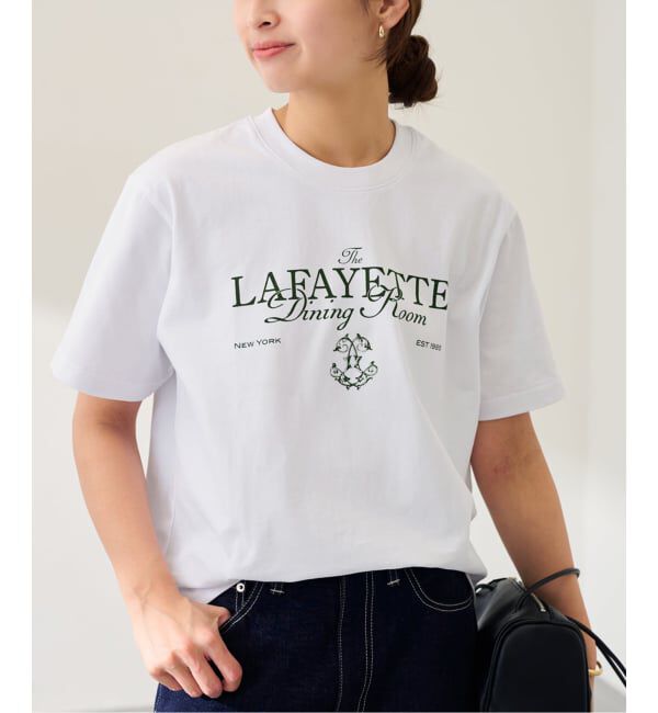 FRAMeWORK「GIFT SHOP 別注LOGO PRINT T」|Tシャツ・カットソー|