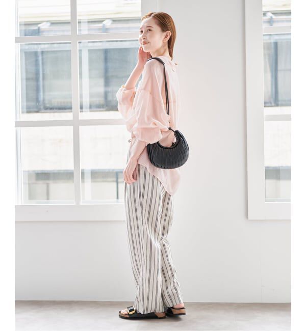 U by SPICK&SPAN「リネンコンエアリーローンオーバーシャツ」|シャツ・ブラウス|