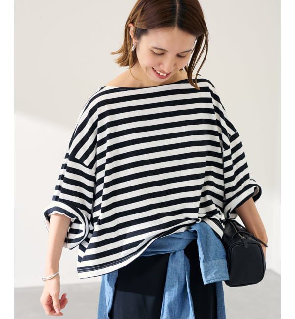 FRAMeWORK「ONIT/オニット 別注OVERSIZE WIDE BORDER」|Tシャツ・カットソー|