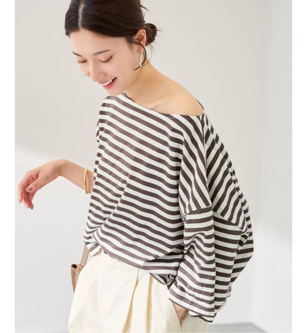 FRAMeWORK「ONIT/オニット 別注OVERSIZE WIDE BORDER」|Tシャツ・カットソー|