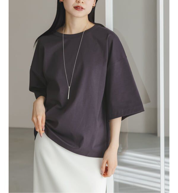 NOBLE「コクーンオーバーT」|Tシャツ・カットソー|ブラウン