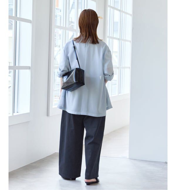 U by SPICK&SPAN「ルーズタックチノパンツ」|チノ|