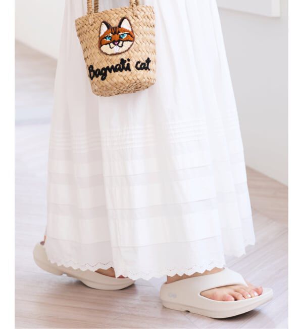 U by SPICK&SPAN「コットンポプリンタックフレアスカート」|スカート|
