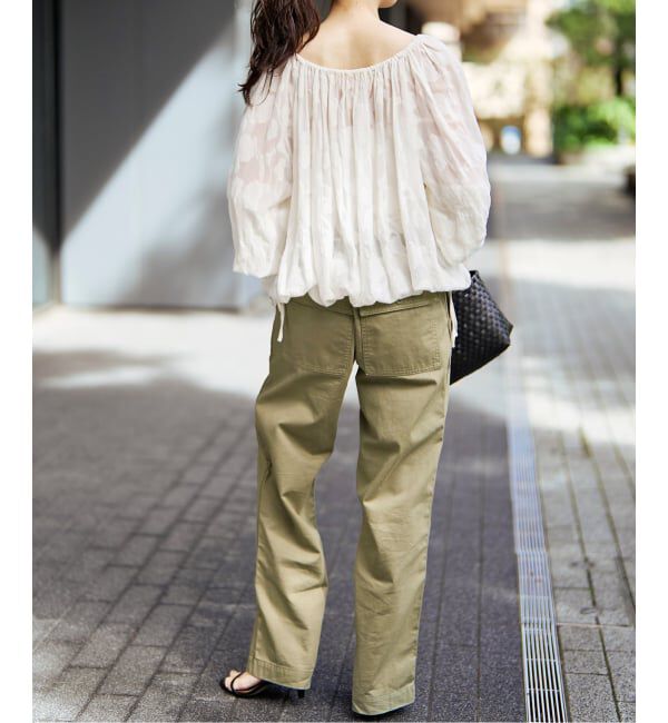 Spick and Span「HYU フラワージャガードブラウス」|シャツ・ブラウス|