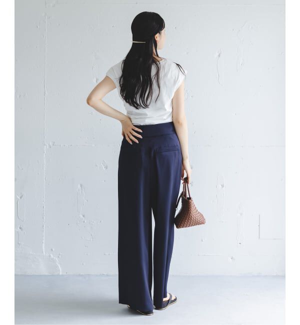 NOBLE「《接触冷感》ウエストギャザーコンパクトT」|Tシャツ・カットソー|