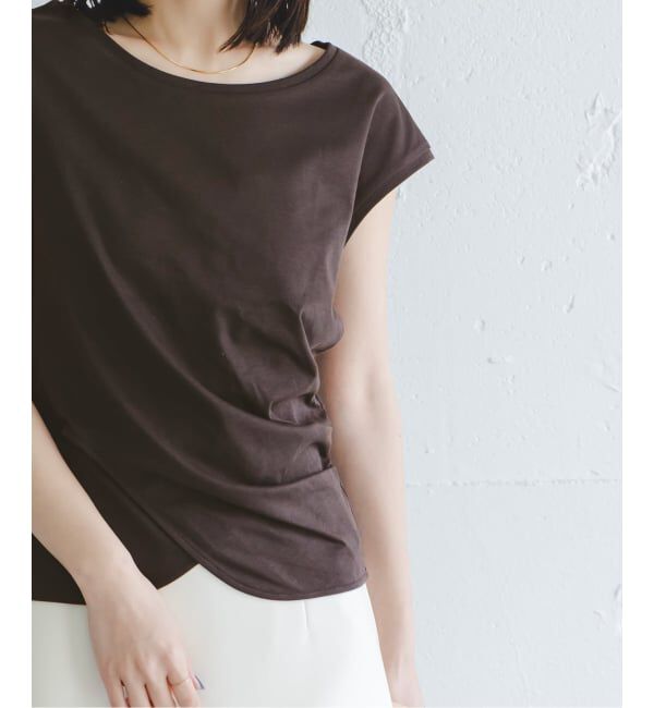 NOBLE「《接触冷感》ウエストギャザーコンパクトT」|Tシャツ・カットソー|