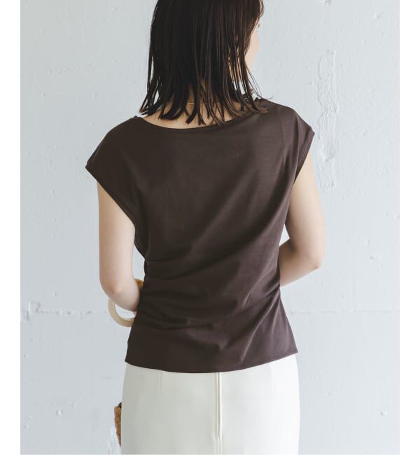 NOBLE「《接触冷感》ウエストギャザーコンパクトT」|Tシャツ・カットソー|