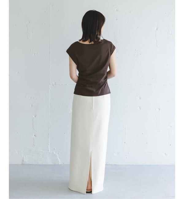 NOBLE「《接触冷感》ウエストギャザーコンパクトT」|Tシャツ・カットソー|