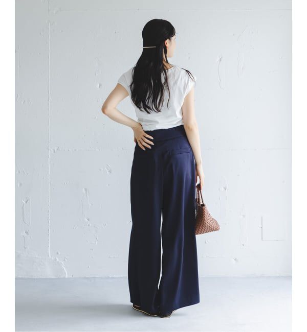 NOBLE「《接触冷感》ウエストギャザーコンパクトT」|Tシャツ・カットソー|