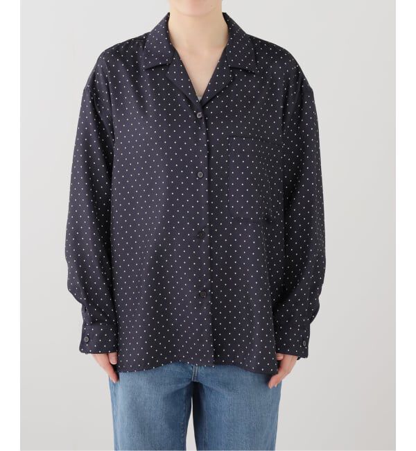 Spick and Span「ドットツイルスリーピングシャツ」|シャツ・ブラウス|