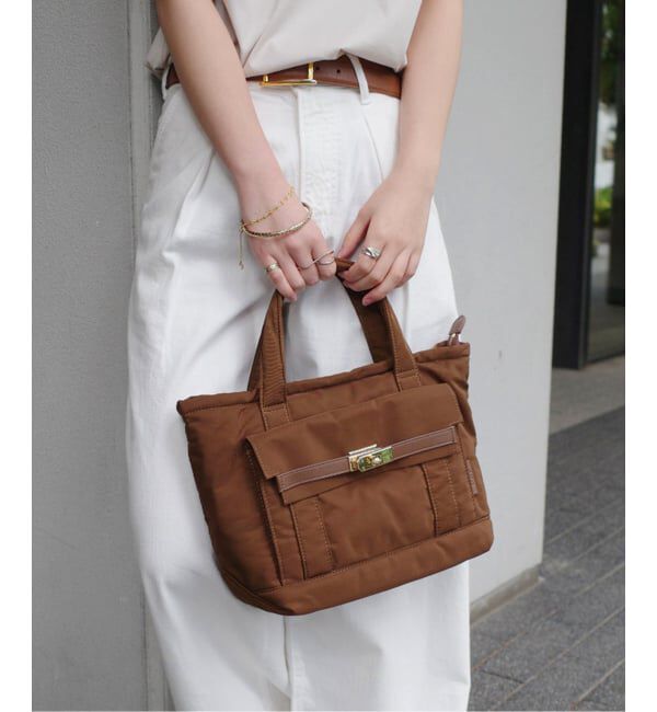  「Story./ストーリー FLAP P TOTE M」|トートバッグ|ブラウン