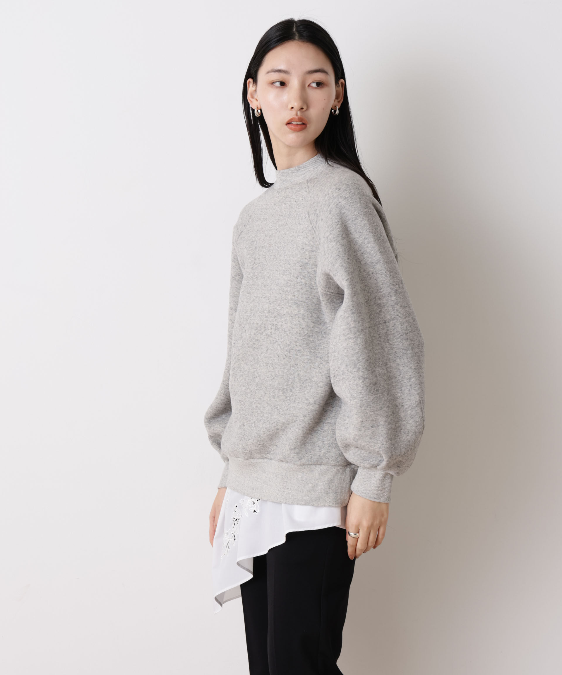 nano･universe「「STEVELOUR」フラッフィースタンドプルオーバー」|Tシャツ・カットソー|
