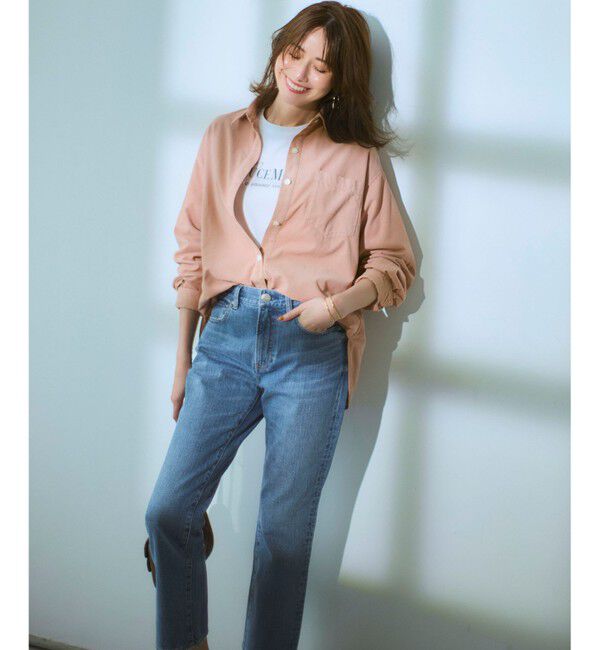 23区「【洗える】ロゴプリント コットン Tシャツ」|Tシャツ・カットソー|