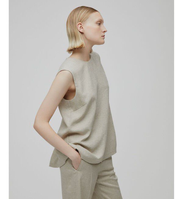 BEIGE,「【S-size】CAROLE / クルーネックブラウス」|シャツ・ブラウス|