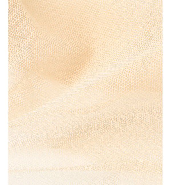 BEIGE,「【洗える・Precious 7月号掲載】TAMARIX / ストレッチチュールハイネックブラウス」|シャツ・ブラウス|