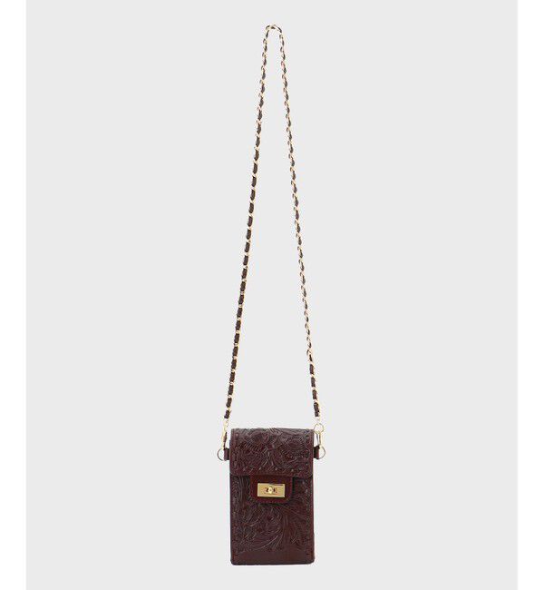 Carving Tribes「ChainMiniBag」|ショルダー・メッセンジャー|ボルドー