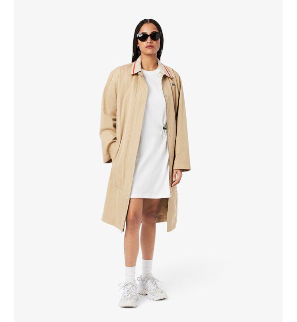 LACOSTE「レディース L003 NEO SHOT 125 1 SFA ビッグメッシュ ハイテクスニーカー」|スニーカー|