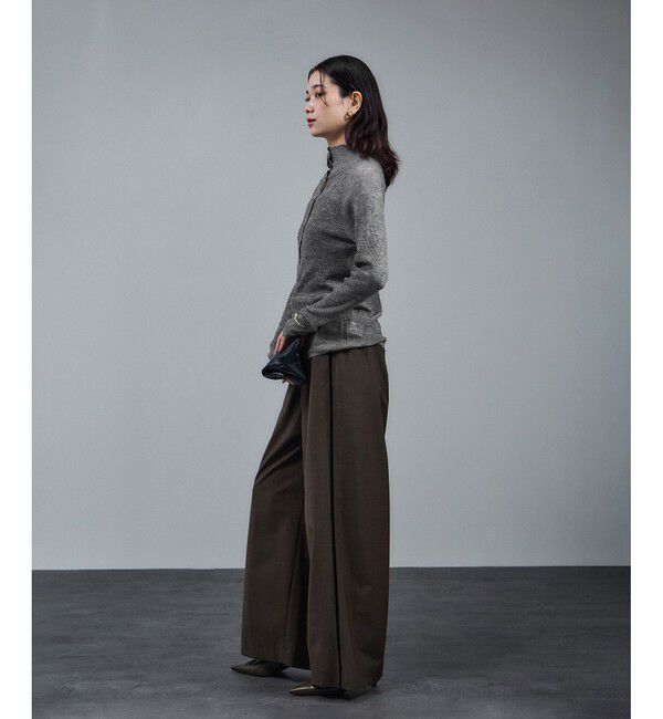 SALON adam et rope'「リブニット2WAYタートルネックプルオーバー」|ニット・セーター|