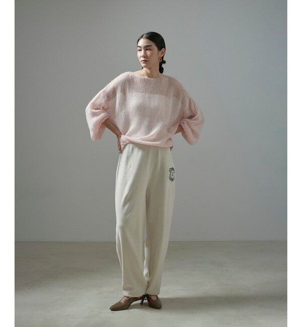 SALON adam et rope'「シアーモヘアスパンコールプルオーバー 2」|ニット・セーター|