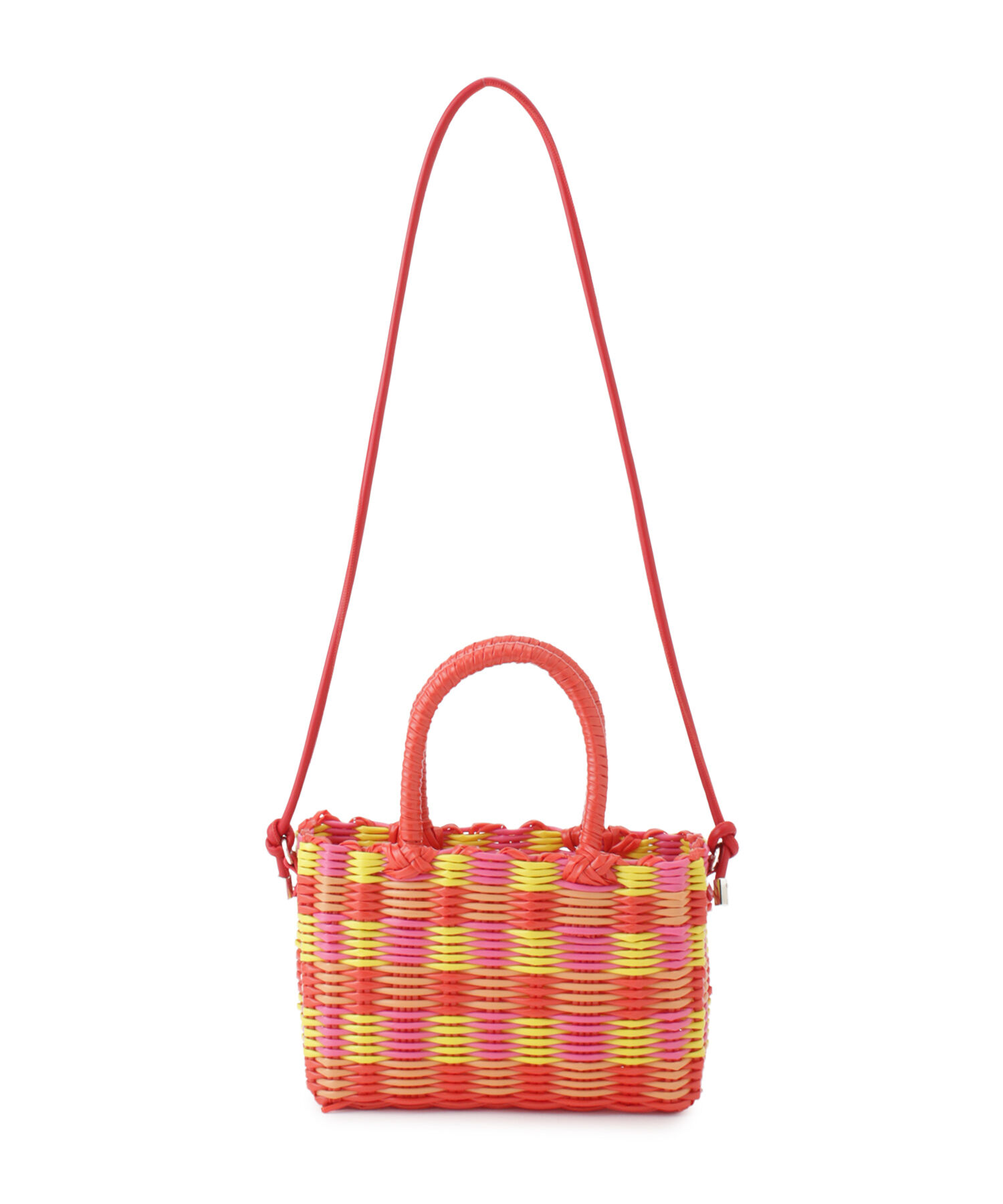 ROPE PICNIC PASSAGE「【Casselini/キャセリーニ】パターンマルシェショルダーバッグ」|かごバッグ|