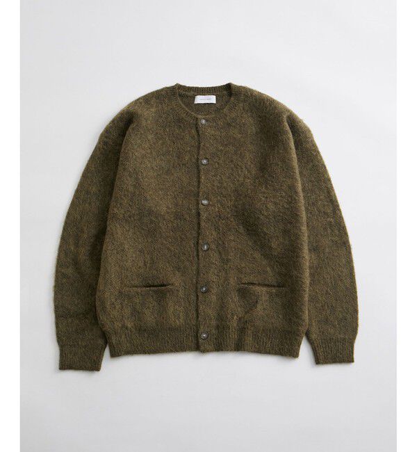 ADAM ET ROPE'「【定番】モヘアミックス オーバーサイズ クルーネックカーディガン / ユニセックス」|カーディガン|