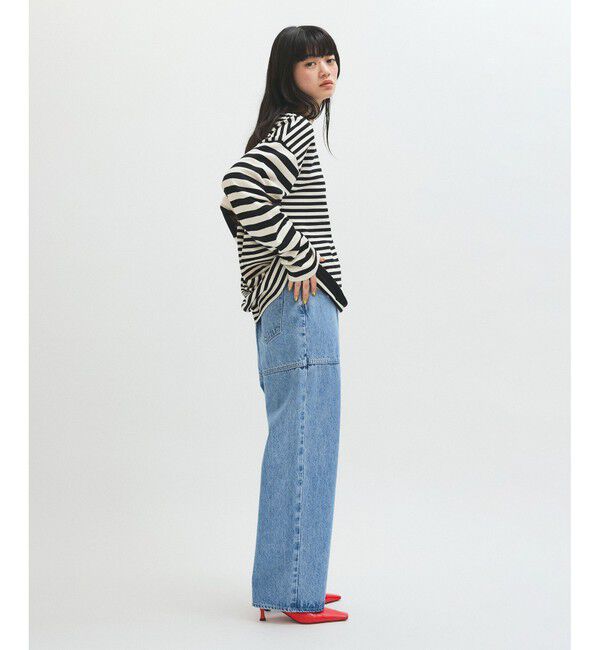 ADAM ET ROPE'「【G.F.G.S. for ADAM ET ROPE'】別注ボートネックボーダー」|Tシャツ・カットソー|