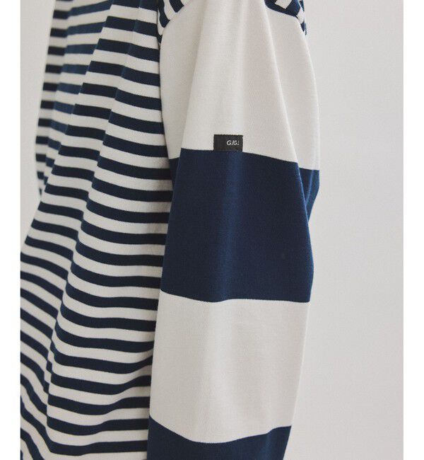 ADAM ET ROPE'「【G.F.G.S. for ADAM ET ROPE'】別注ボートネックボーダー」|Tシャツ・カットソー|