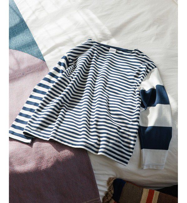 ADAM ET ROPE'「【G.F.G.S. for ADAM ET ROPE'】別注ボートネックボーダー」|Tシャツ・カットソー|