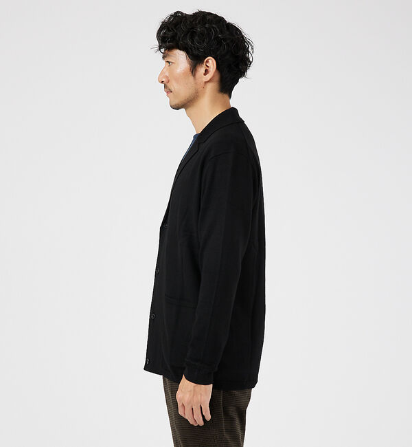 ABAHOUSE「【カシミアタッチ】Pure Merino ジャケットカーディガン / ニットカー」|カーディガン|