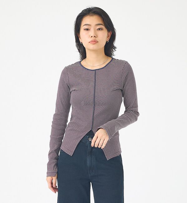 Rouge vif「【Robert P.Miller / ロバートピーミラー】Prib Slit P」|Tシャツ・カットソー|