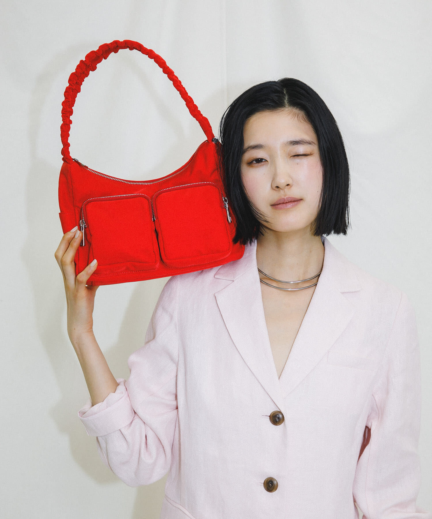 RODE SKO「hun RODESKO　Gather pocket」|ショルダー・メッセンジャー|レッド系その他