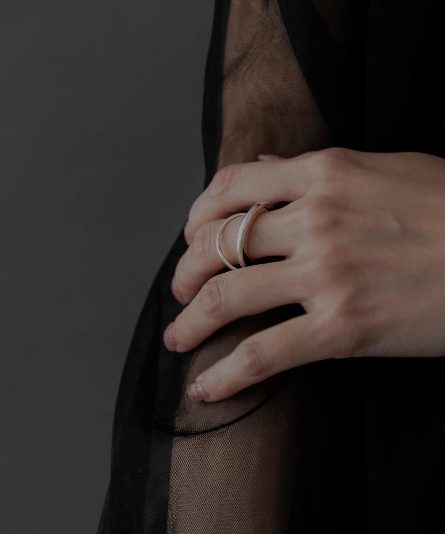 SMELLY「SMELLY so&rsquo;　double circle ring」|リング|