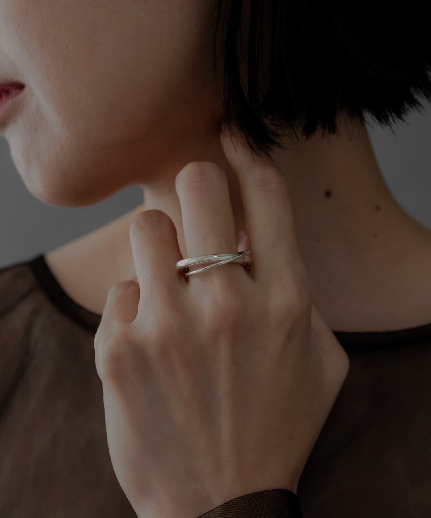 SMELLY「SMELLY so&rsquo;　double circle ring」|リング|