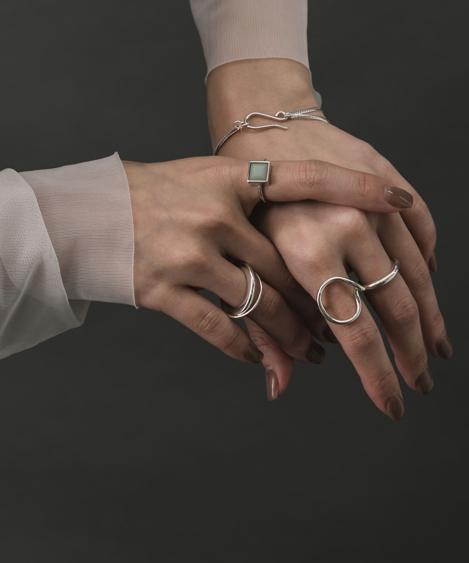 SMELLY「SMELLY so&rsquo;　double circle ring」|リング|