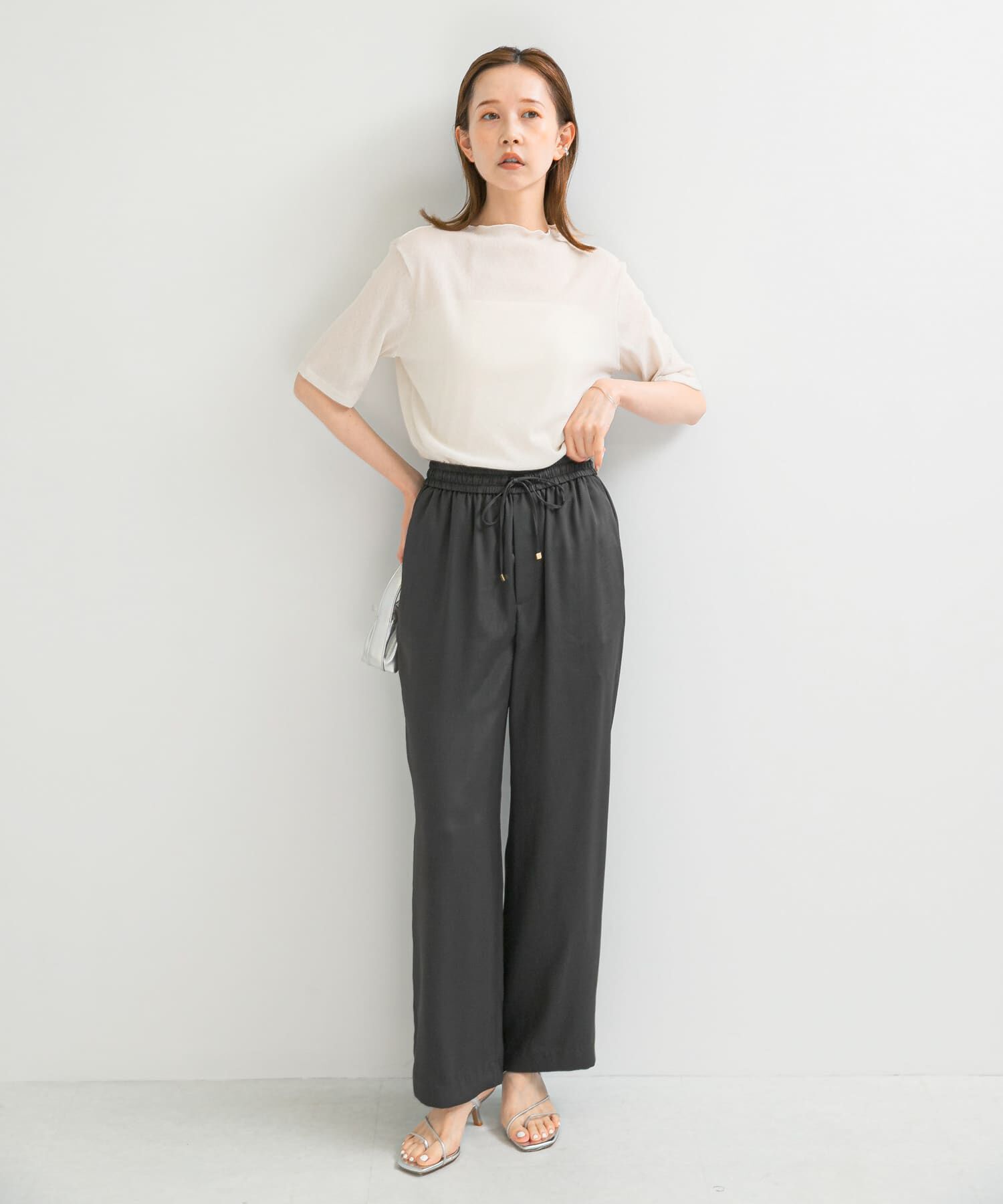 URBAN RESEARCH ROSSO「ラメシアーカットソー」|Tシャツ・カットソー|