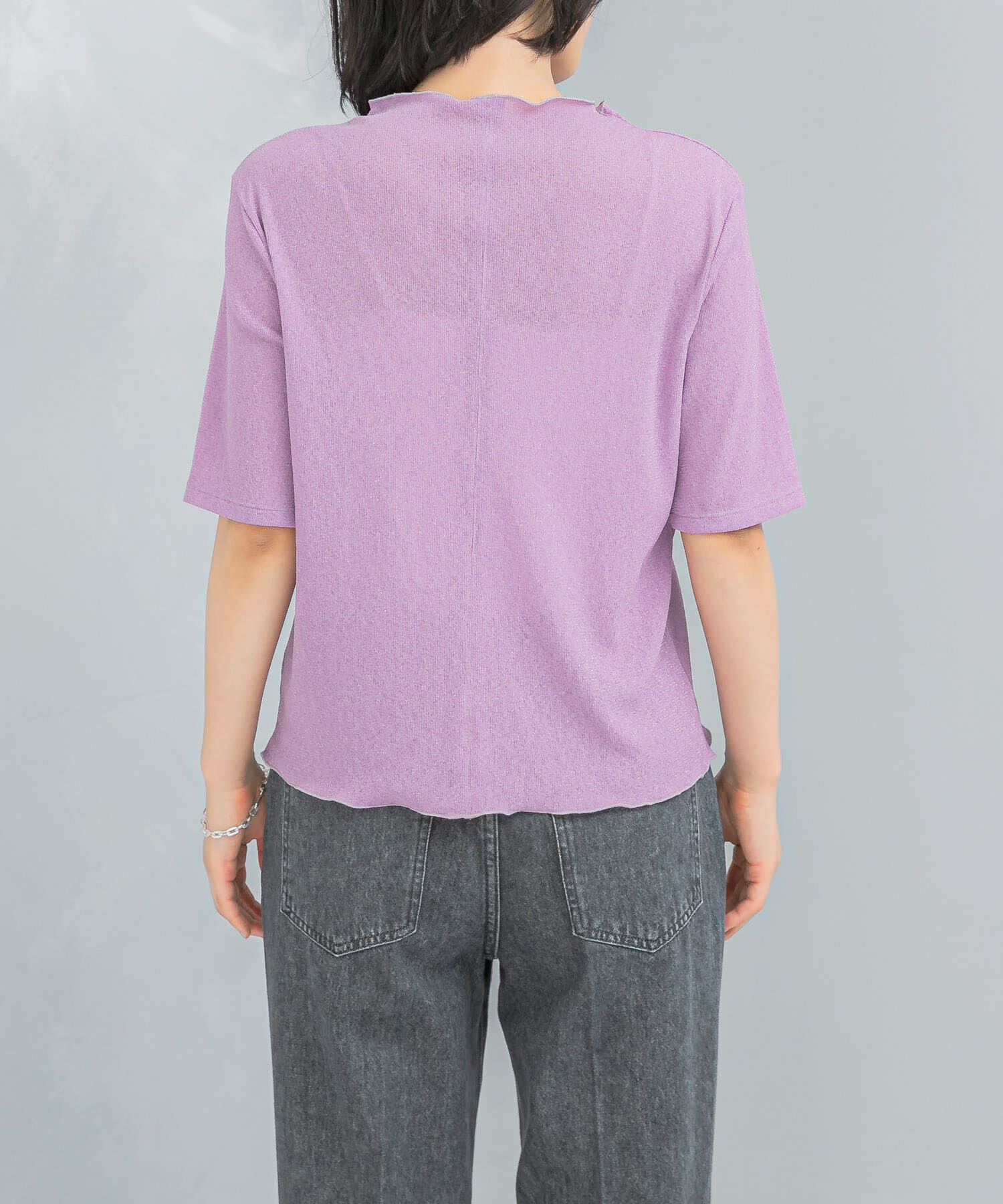 URBAN RESEARCH ROSSO「ラメシアーカットソー」|Tシャツ・カットソー|