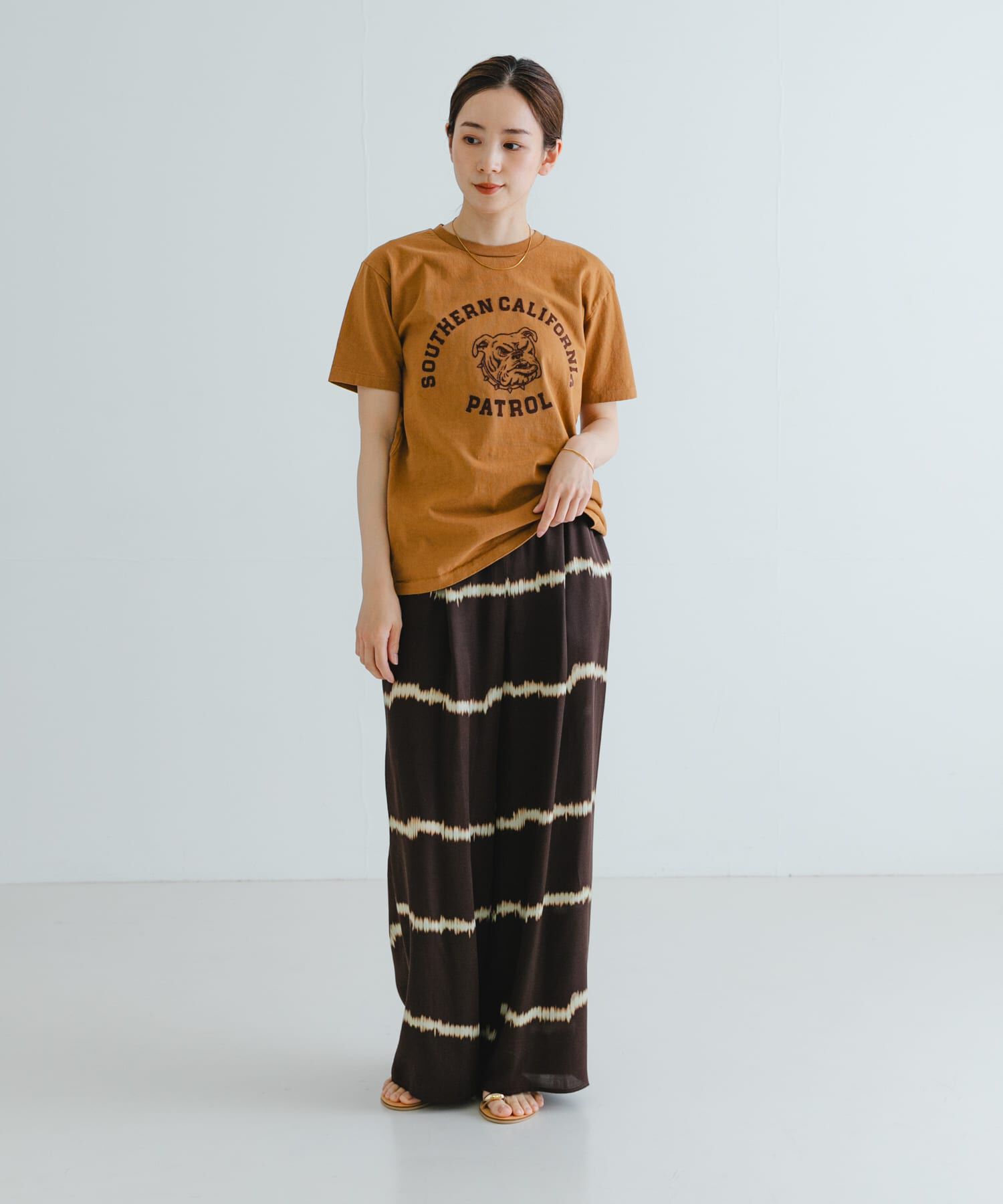 URBAN RESEARCH「『2サイズ展開』シルクミックスボーダープリントパンツ」|その他|