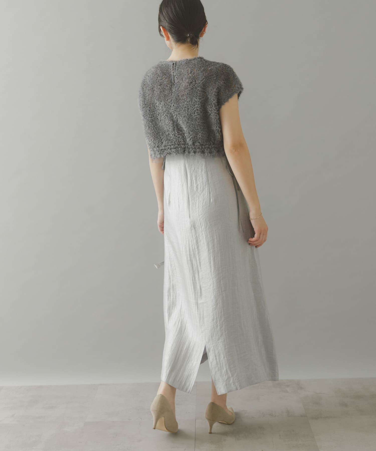 URBAN RESEARCH ROSSO「kaene　チュールボレロハイウエストドレス」|ワンピース|