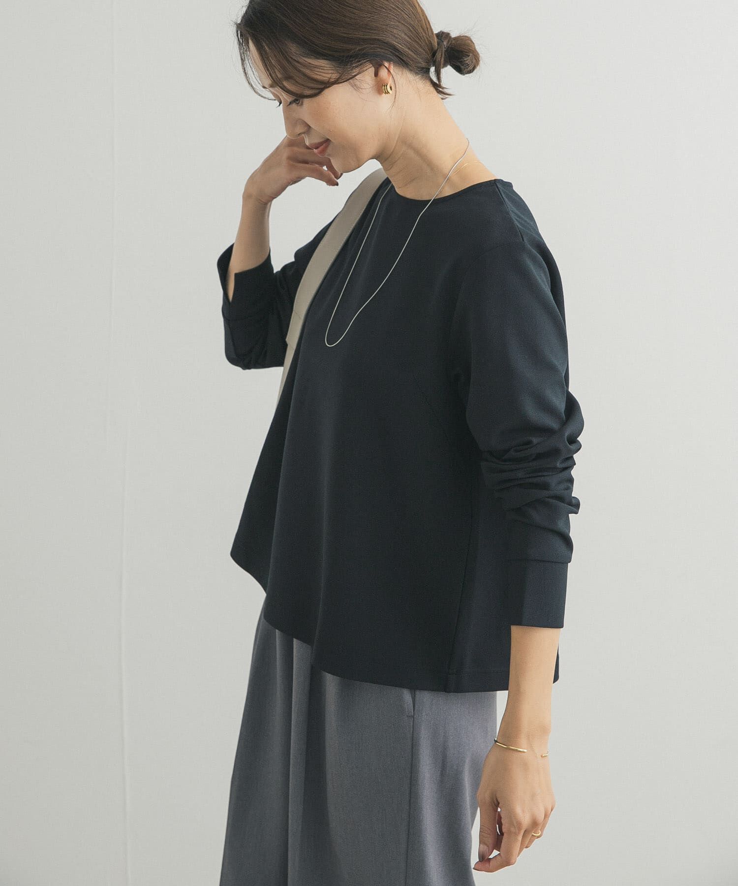 URBAN RESEARCH DOORS「『UR TECH』ジョーゼットバックZIPPO」|Tシャツ・カットソー|
